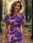 Preview: The lilac collection - Eigenproduktion von Graustufen-Stoffe